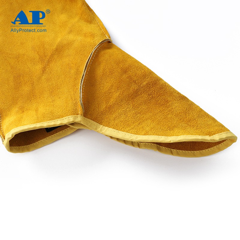 友盟AP-002金黃色牛二層皮腳蓋圖片2