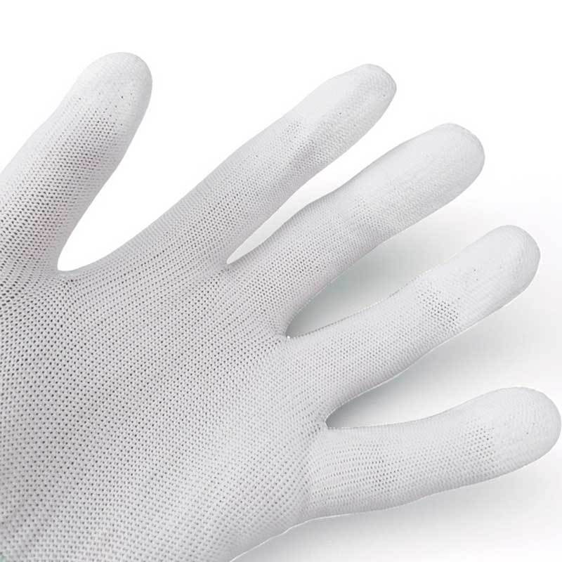 漢盾HD-GP5014 PU涂指滌綸勞保手套圖片1 漢盾HD-GP5014 PU涂指滌綸勞保手套圖片1