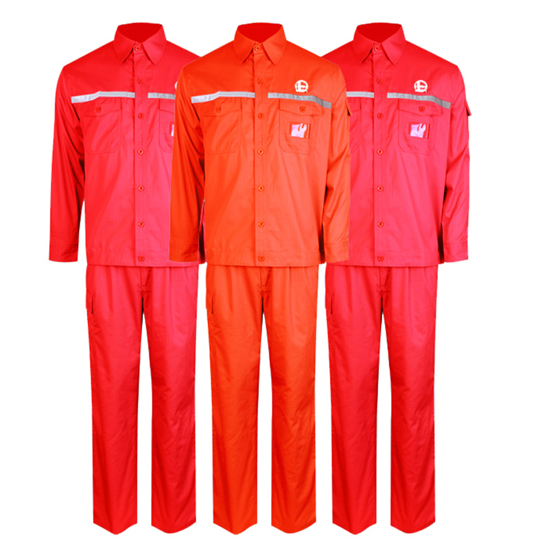 優普泰夏季茄克長袖套裝防靜電服圖片3