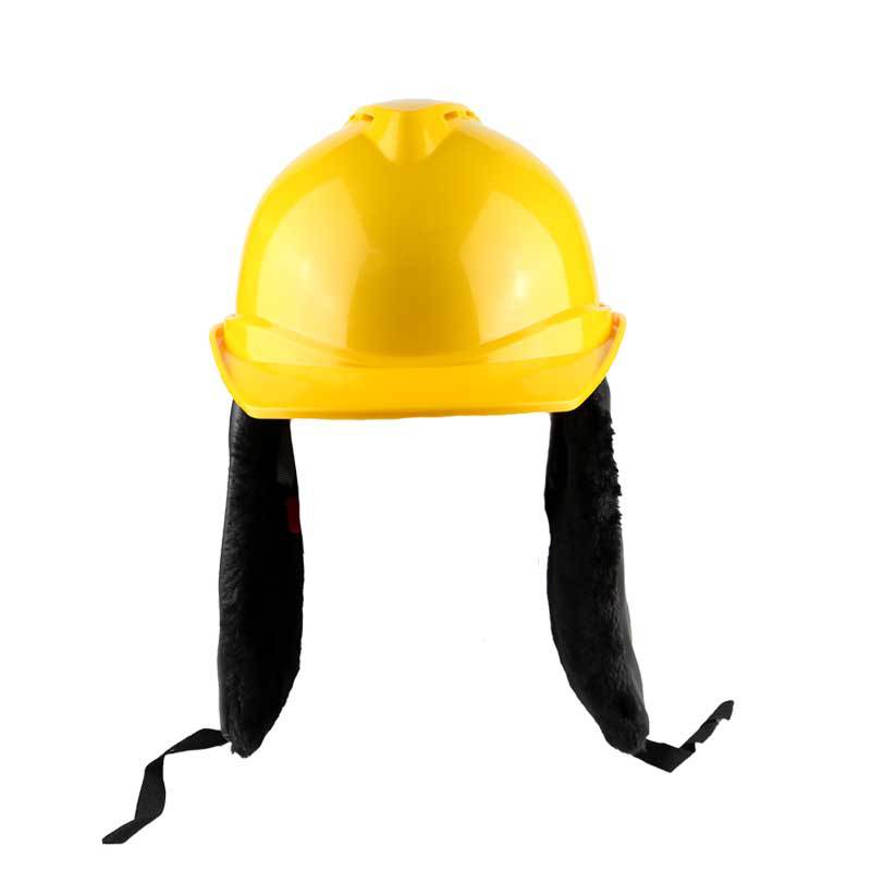 漢盾HD-HT0104皮質羊剪絨內襯防寒安全帽圖片1