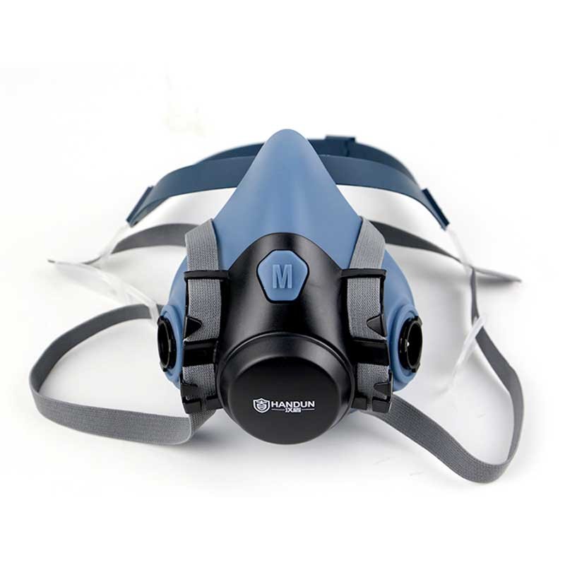 漢盾HD-FB7702硅膠雙濾盒半面罩防毒面具圖片4