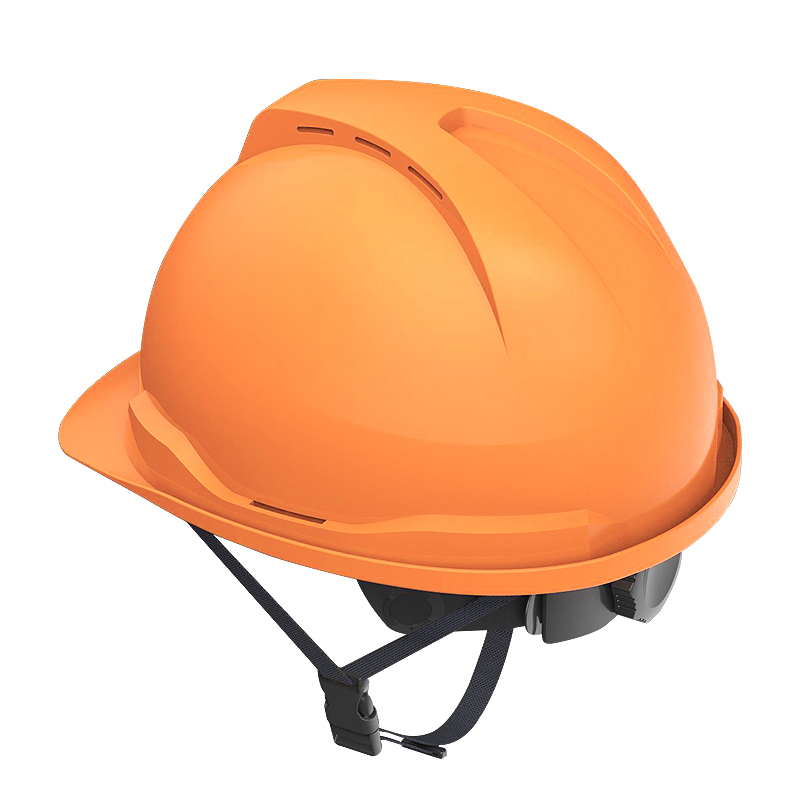 Honeywell霍尼韋爾Y99BNP103S Y99S系列ABS不帶通風孔四鍵快插下頦帶橙色安全帽圖片1