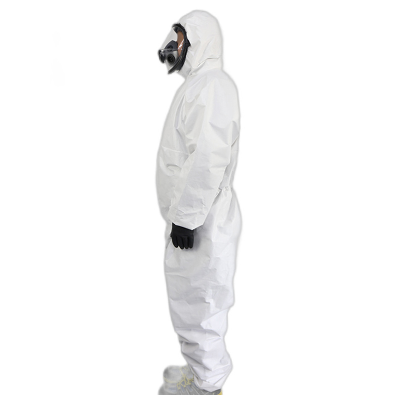 漢盾HD-BP616帶帽連體式限次使用工業防護服圖片2