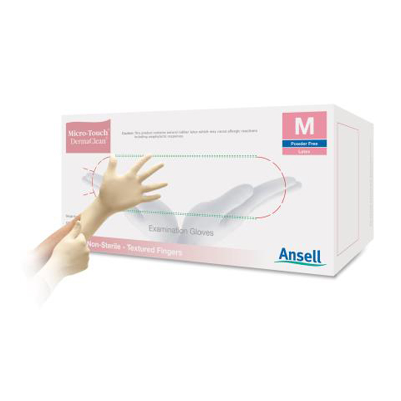 安思爾MICRO-TOUCH DermaClean 4574無粉乳膠檢查手套圖片1 安思爾MICRO-TOUCH DermaClean 4574無粉乳膠檢查手套圖片1
