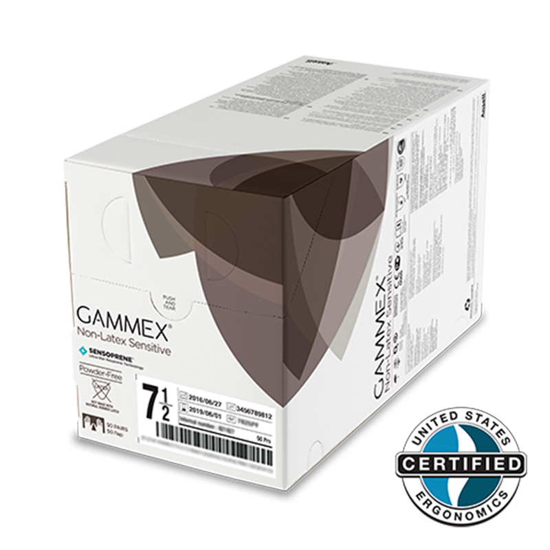 安思爾GAMMEX 340007075氯丁橡膠外科手套圖片1