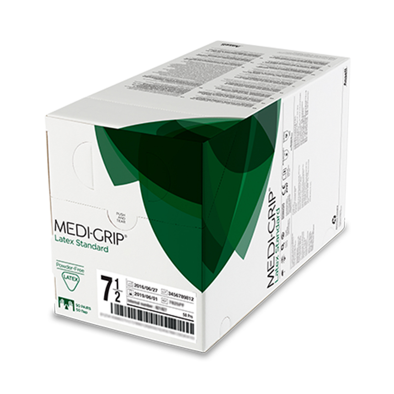 安思爾GAMMEX Latex Standard 330085080無粉乳膠手術手套圖片1