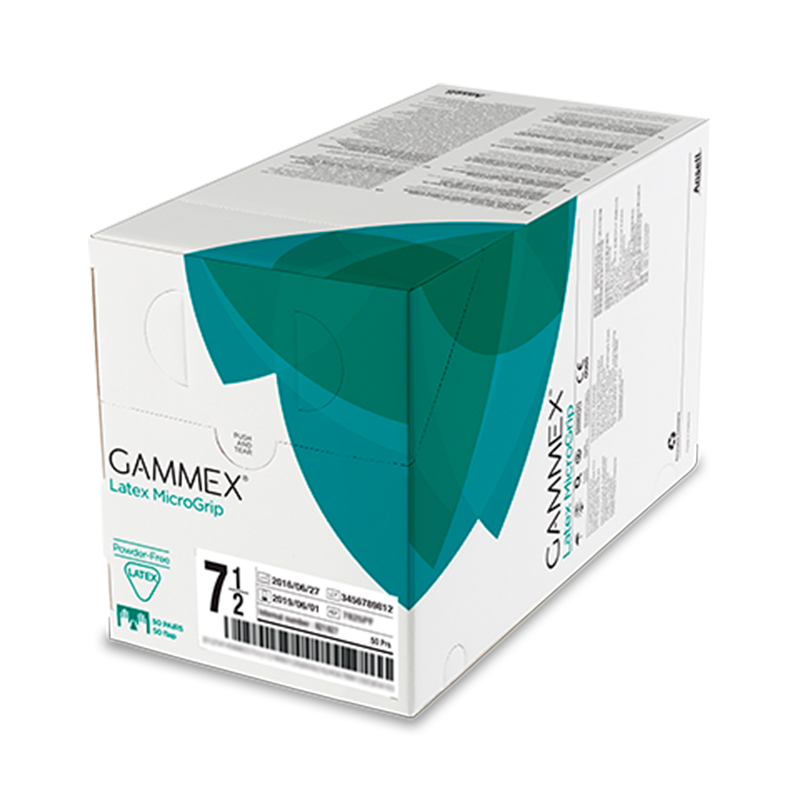 安思爾GAMMEX Latex MicroGrip 330055085無粉末乳膠外科手套圖片1 安思爾GAMMEX Latex MicroGrip 330055085無粉末乳膠外科手套圖片1