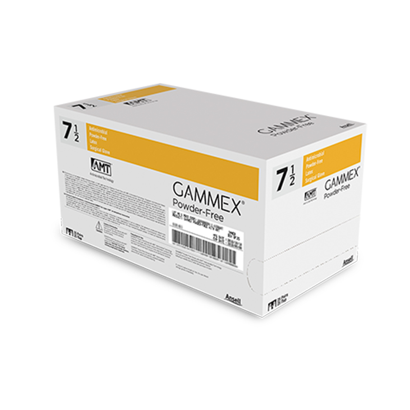 安思爾GAMMEX AMT 4154AMT無粉乳膠外科手套圖片1