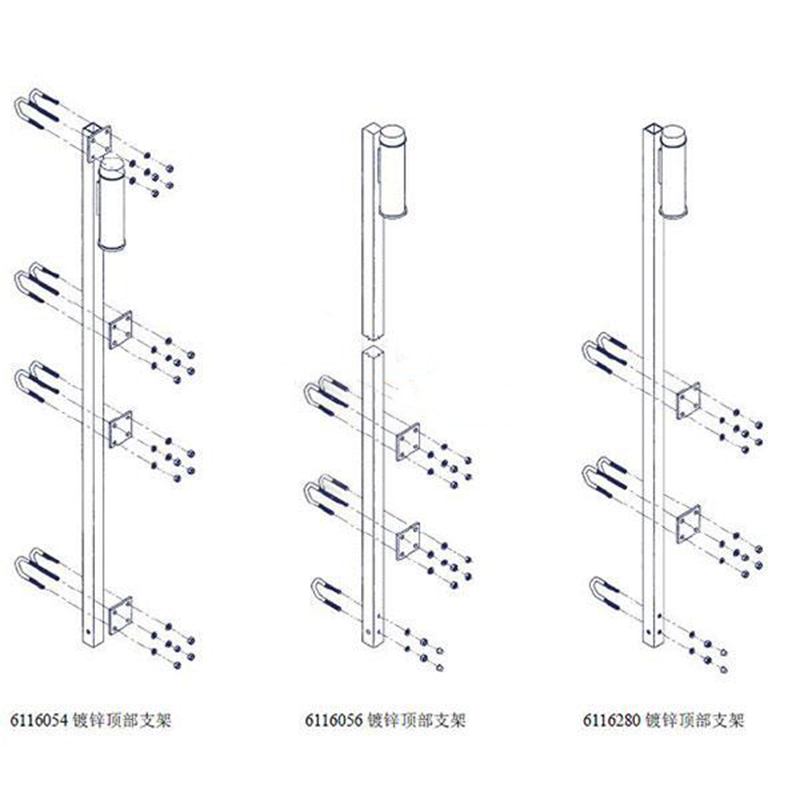 3M 6116280鍍鋅頂部支架圖片1