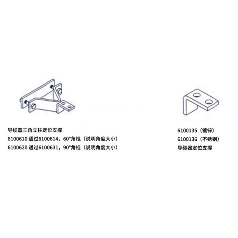 3M 6100136不銹鋼導纜器定位支撐圖片1