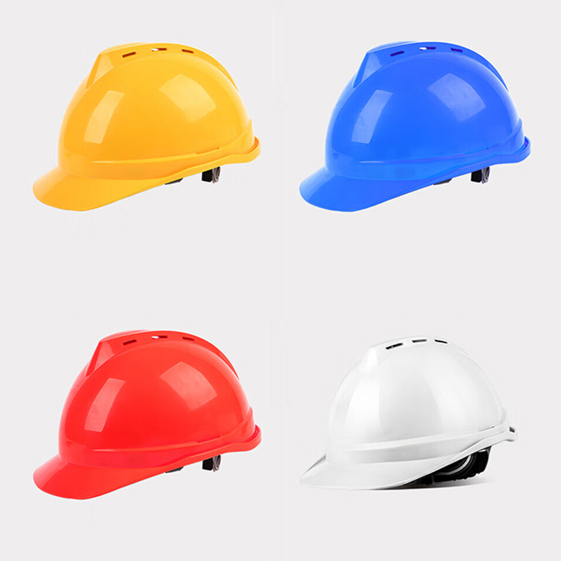 定和DH3001經典款帶孔V型PE安全帽圖片3