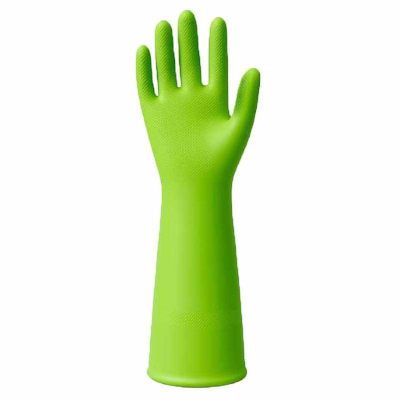 雪蓮618加長型彩色丁腈手套圖片1