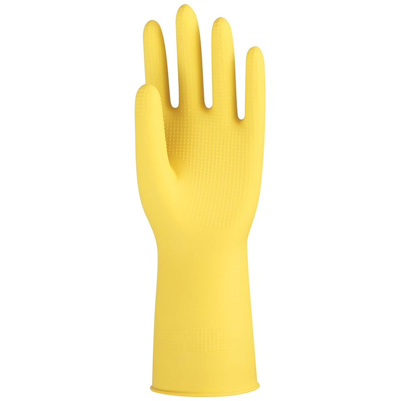 雪蓮21082Y丁腈牛筋網(wǎng)紋卷邊手套圖片1