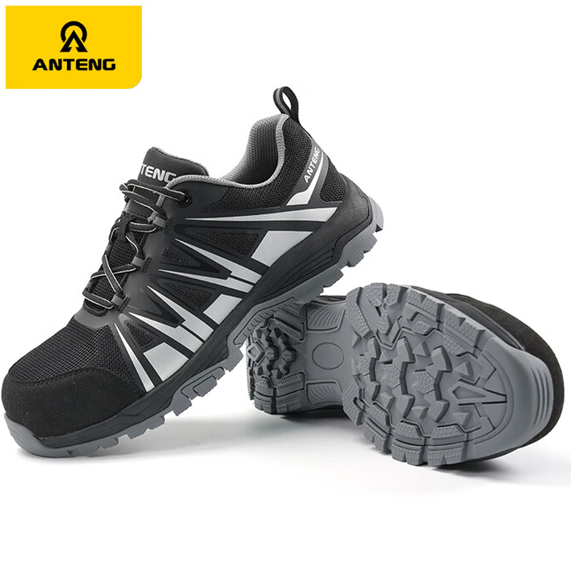 安騰A9505超纖反絨透氣防砸防刺穿6KV電絕緣安全鞋圖片3