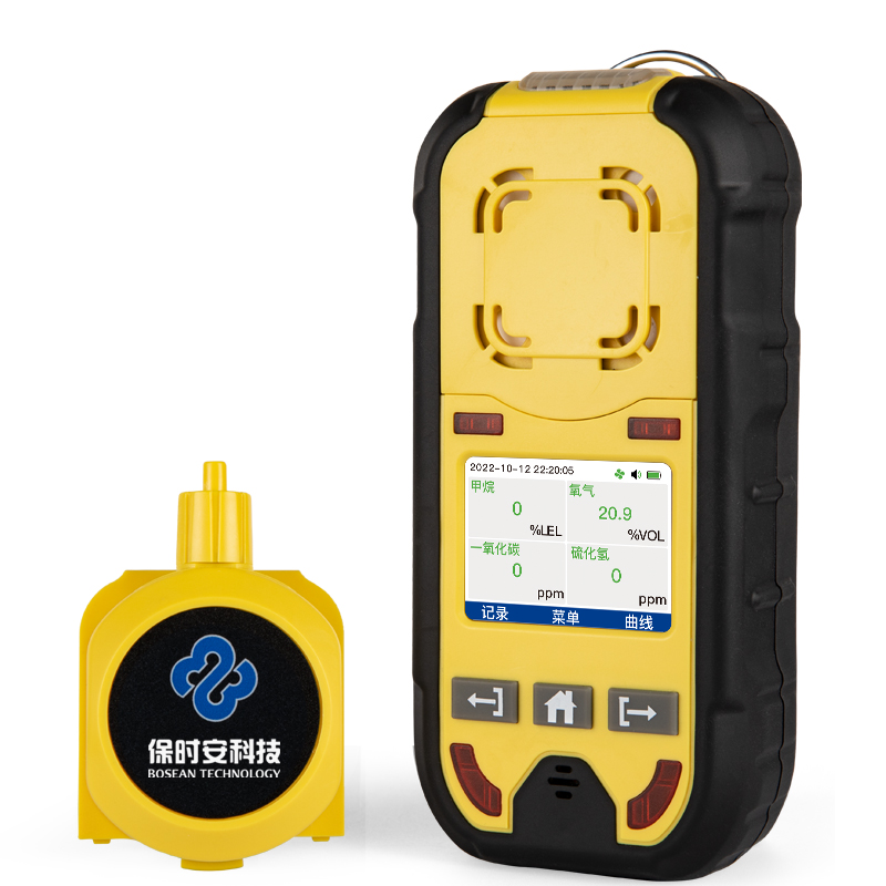 保時(shí)安BH-4M擴(kuò)散/泵吸四合一氣體檢測(cè)儀圖片3