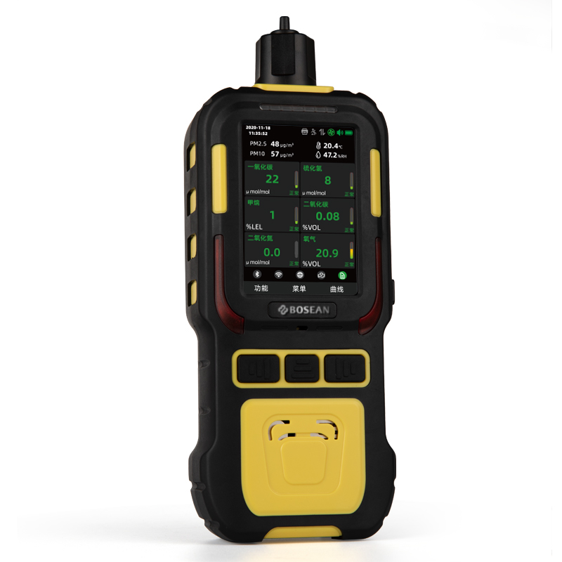 保時(shí)安BW-600泵吸式六合一氣體檢測(cè)儀圖片2