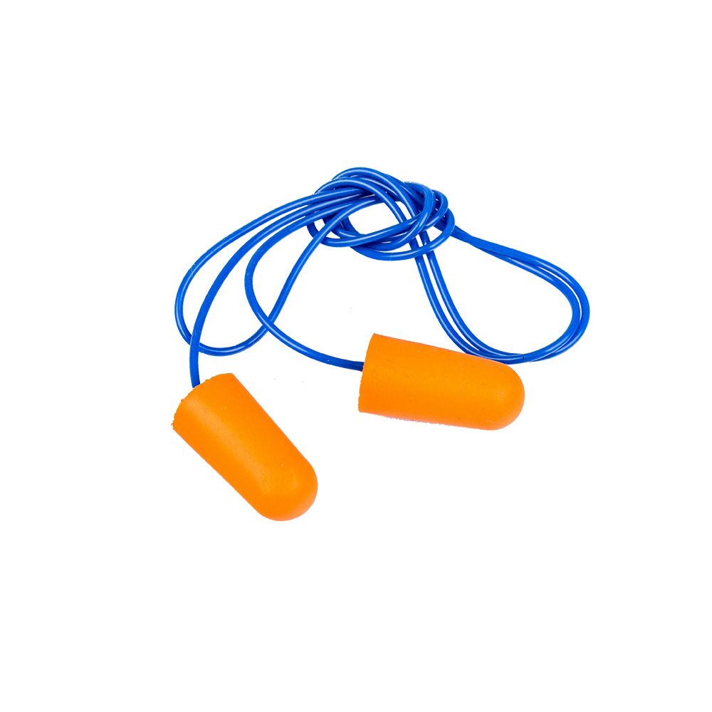 定和DH1011子彈型PU泡棉有線防噪音耳塞圖片1