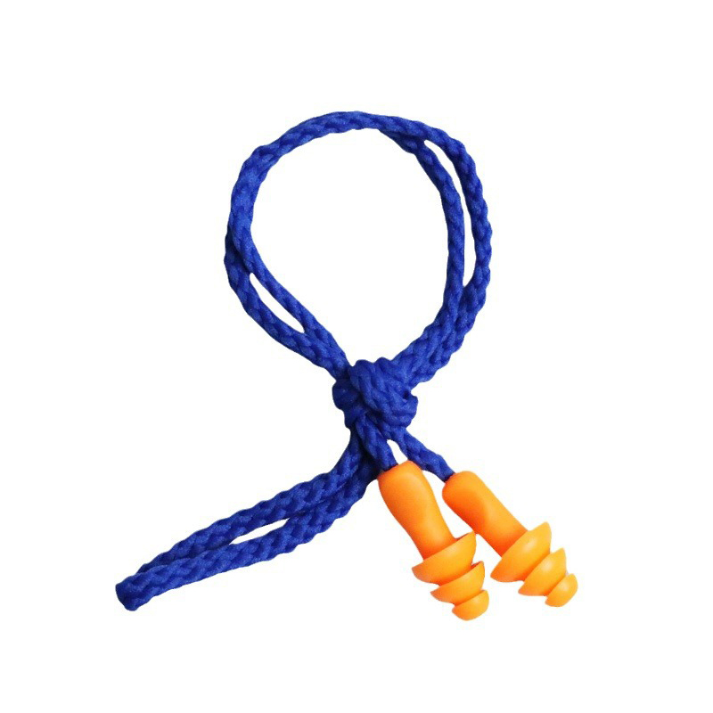 定和DH1013圣誕樹型硅膠帶線防噪音耳塞圖片2