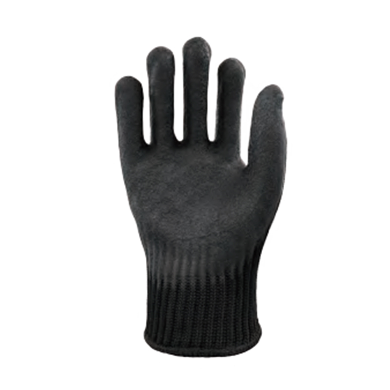 思衛爾2709黑色7針乳膠浸掌滌綸防割手套圖片1