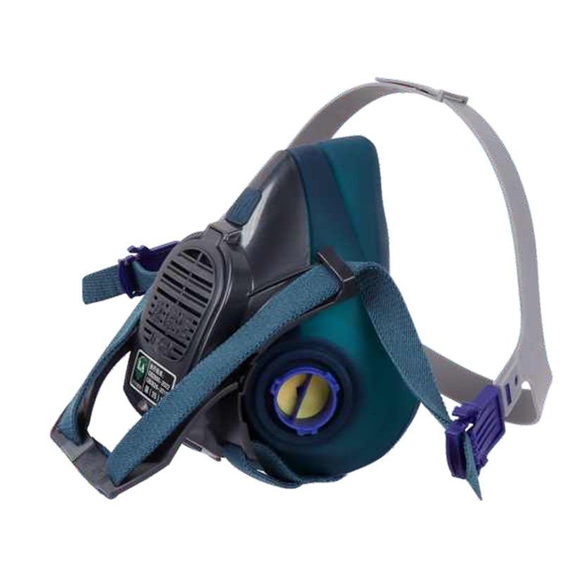 康保仕D60硅膠防毒半面具帶振動(dòng)傳聲裝置圖片2