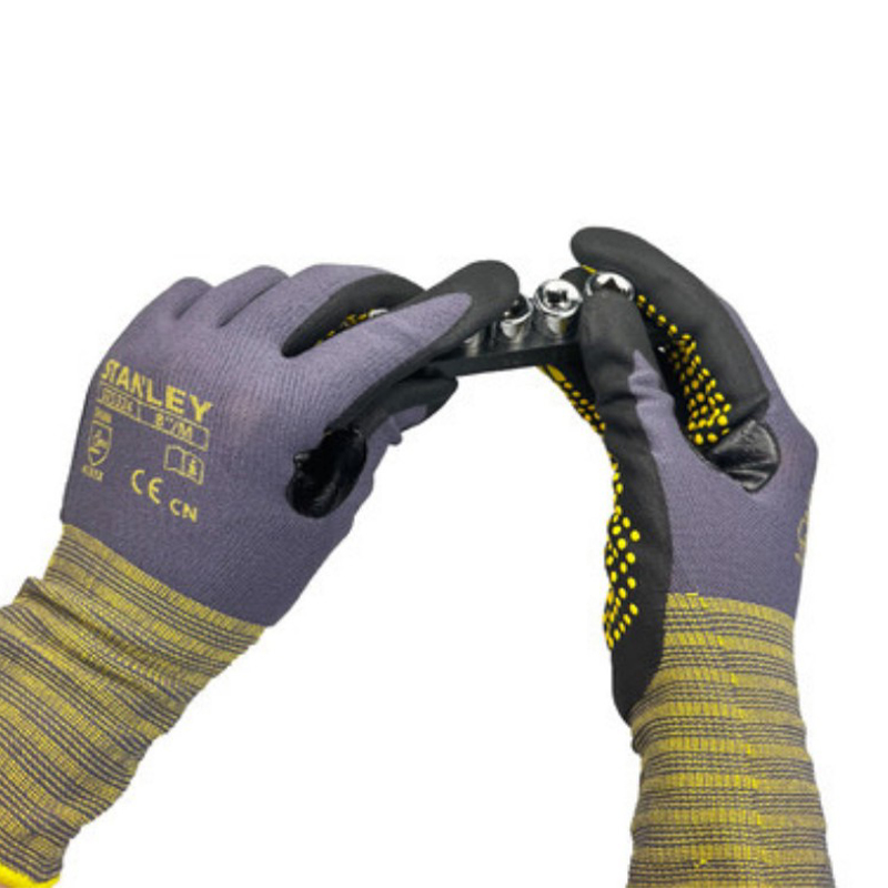 STANLEY史丹利ST5324尼龍氨綸丁腈涂層點(diǎn)塑耐磨防滑勞保手套圖片2