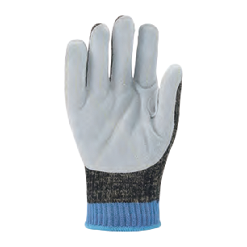 思衛爾L116迷彩10針芳綸貼牛皮掌面阻燃防割手套圖片1