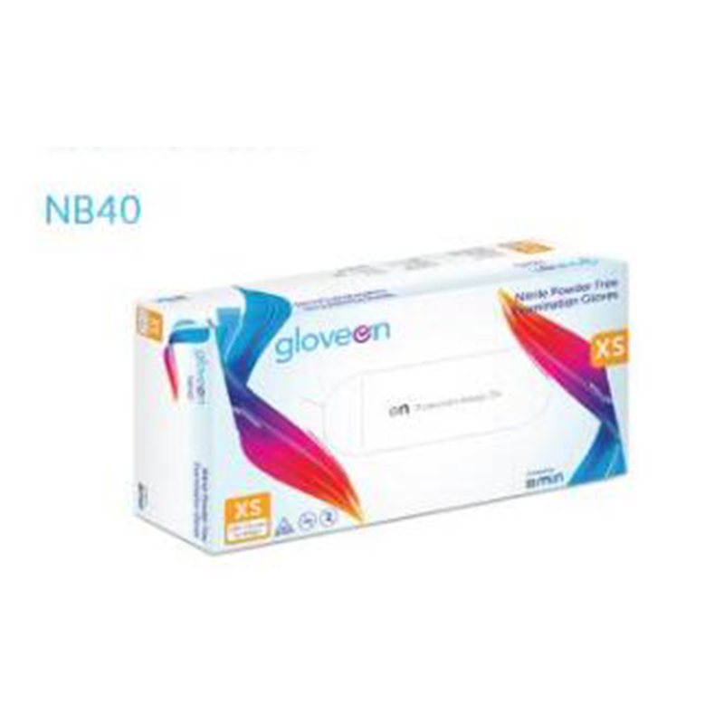 格拉文NB40藍色丁腈無粉一次性醫用檢查手套