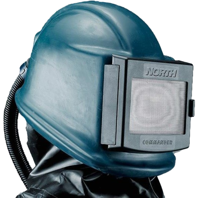 霍尼韋爾A133130-00 COMMANDER噴砂頭盔Bisonyl披肩送風頭罩