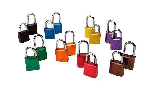 Brady貝迪51360紅色鋁制掛鎖