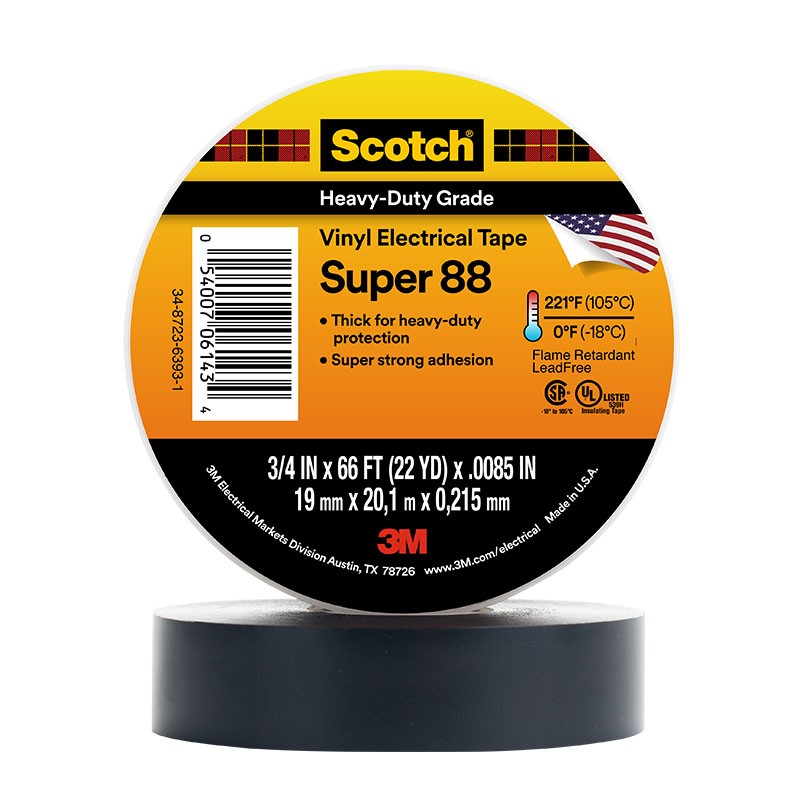 3M SUPER88#絕緣膠帶