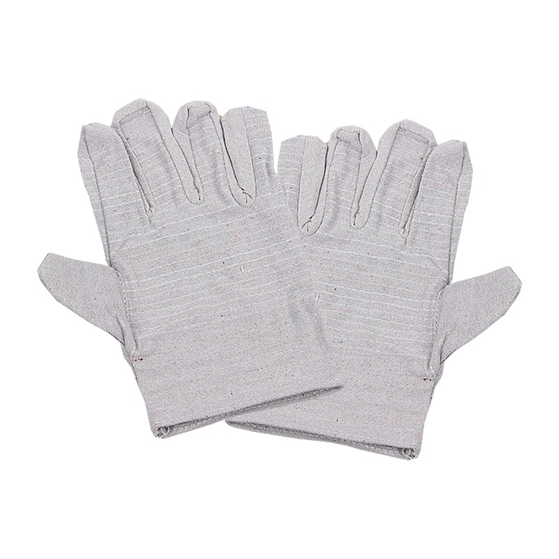 君御7312B白甲24道線帆布手套