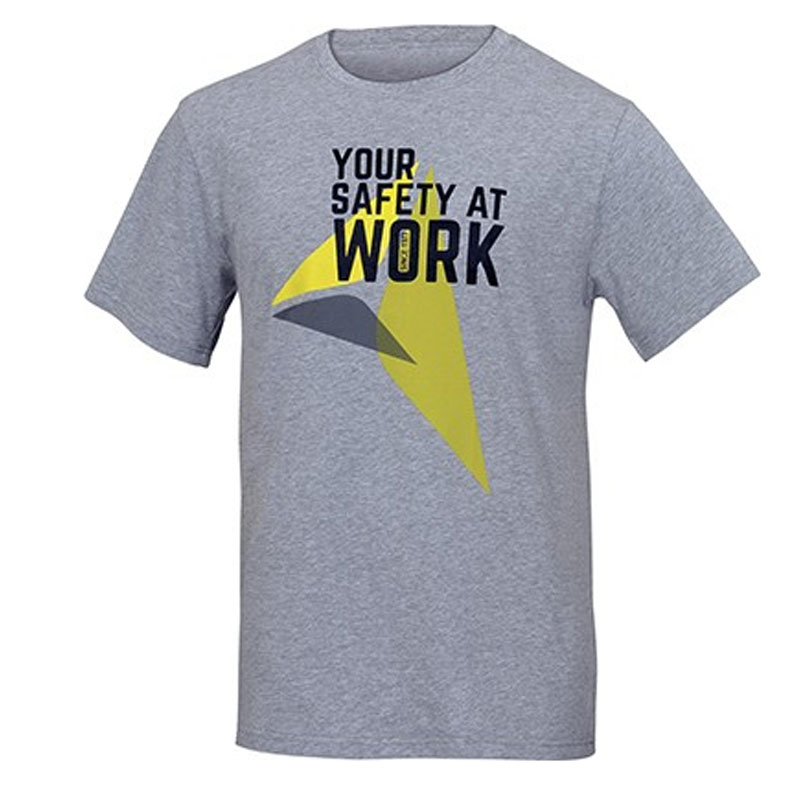 代爾塔405431灰色短袖圓領(lǐng)T恤