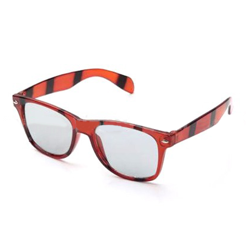 以勒1406A紅花架平光防護眼鏡