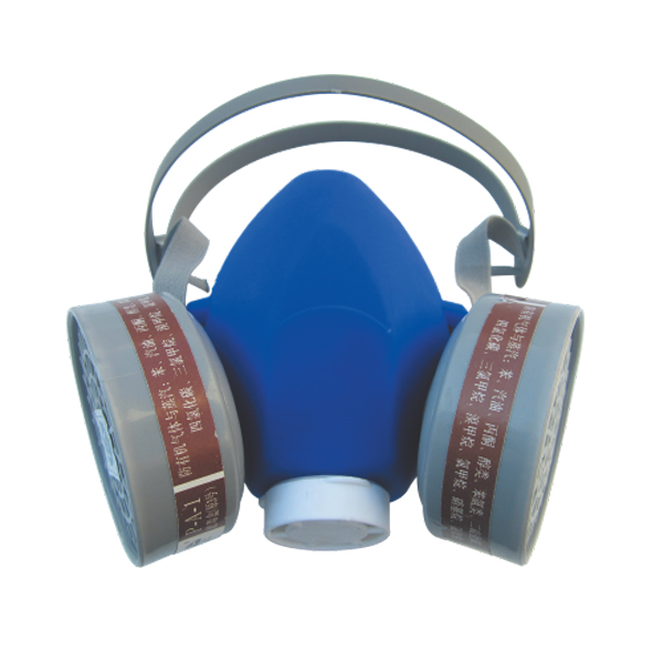 以勒8600A雙濾盒半面罩防毒面具