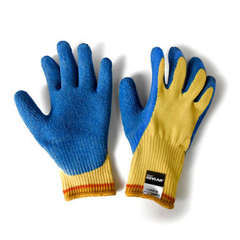 TOWA K-305橡膠涂掌凱夫拉防割手套