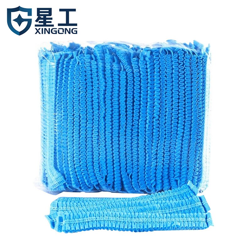 星工條形隔離無(wú)紡布一次性頭套