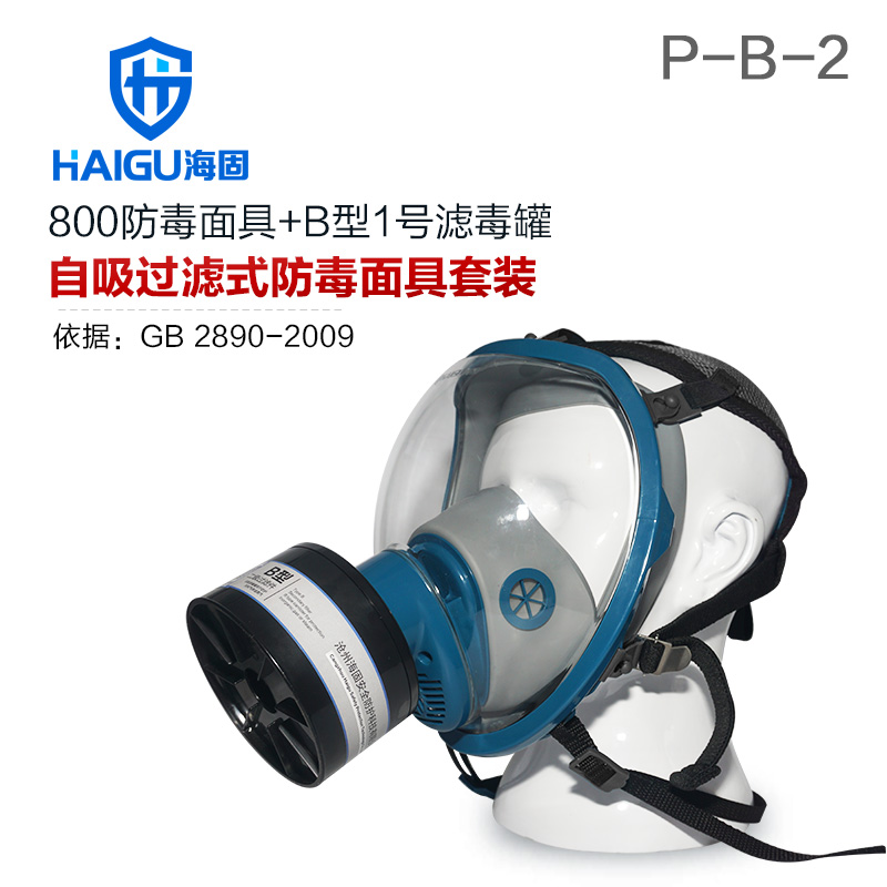 海固HG-800 P-B-2無機(jī)氣體綜合防護(hù)防毒面具