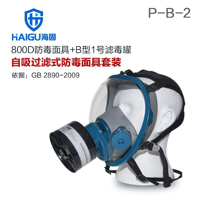 海固HG-800D P-B-2無機氣體綜合防毒面具