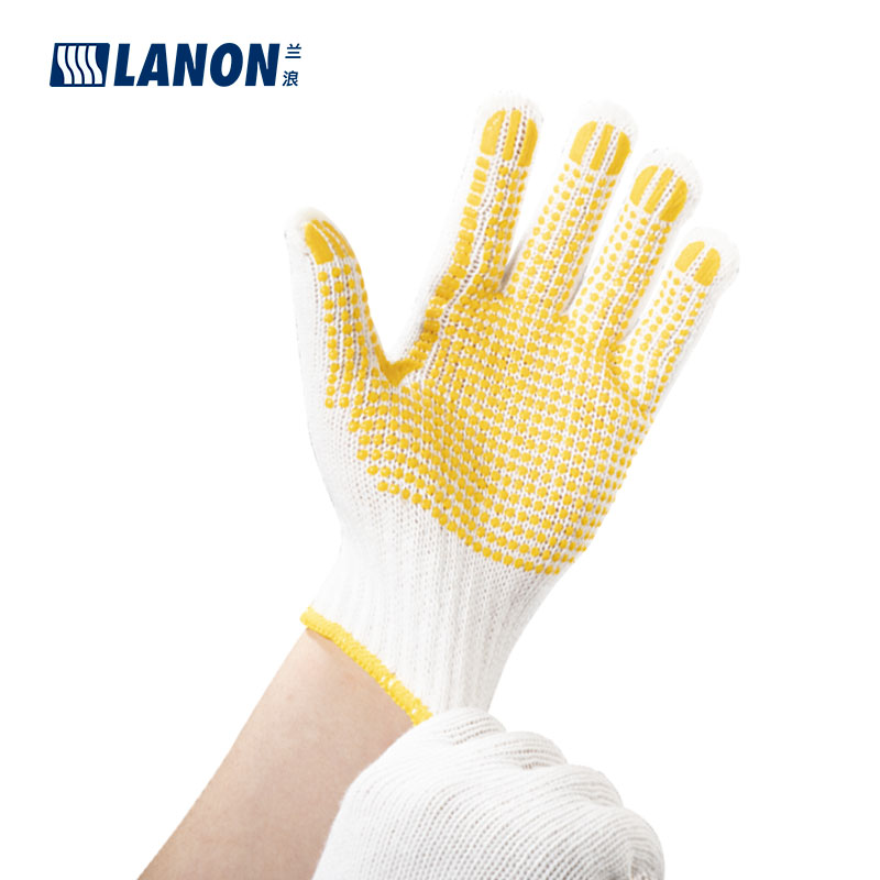 LANON蘭浪H601PVC點塑勞保手套