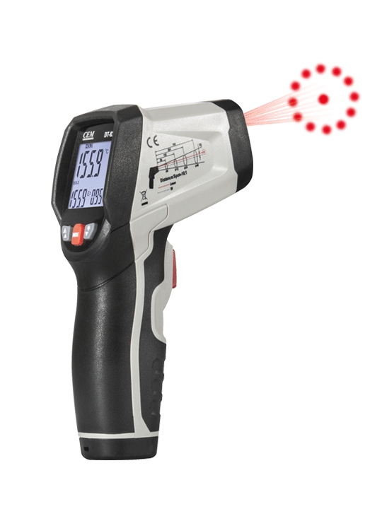 華盛昌DT-835A二合一環形激光紅外線測溫儀