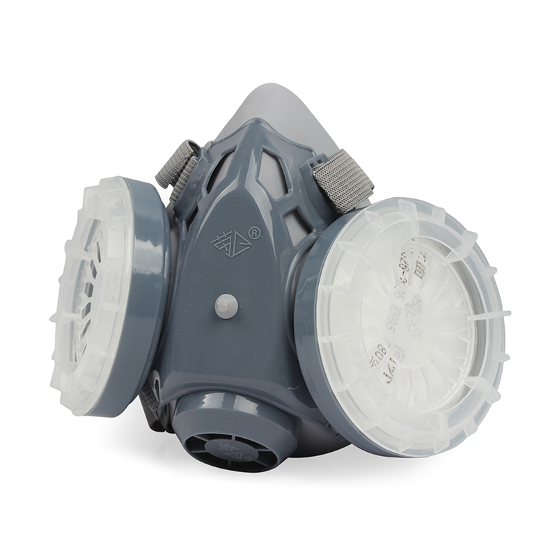 勞衛301-6雙濾盒半面罩防塵面具