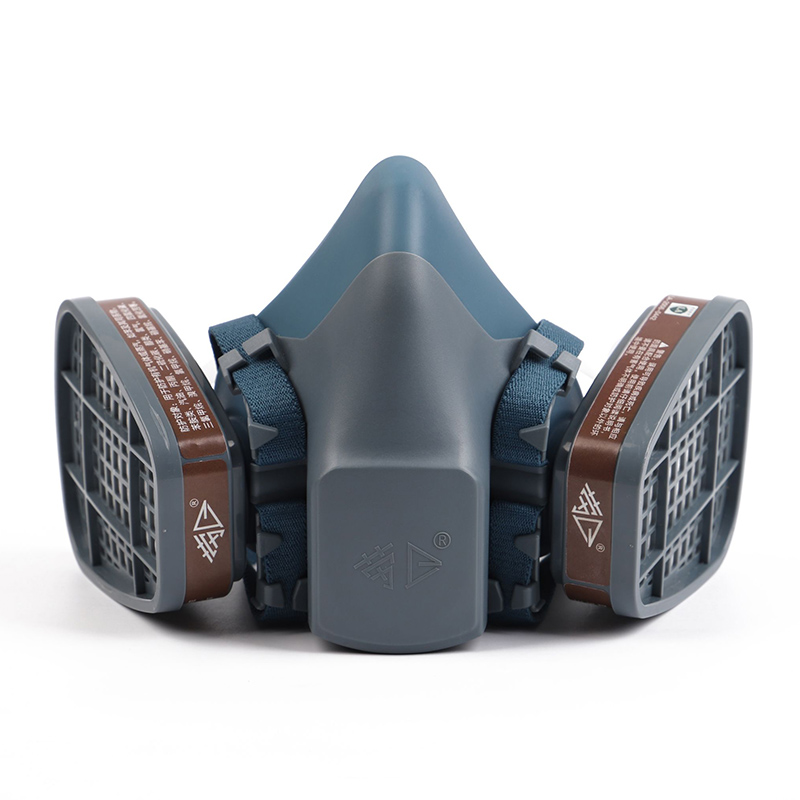 勞衛101F-3雙濾盒半面罩防毒面具