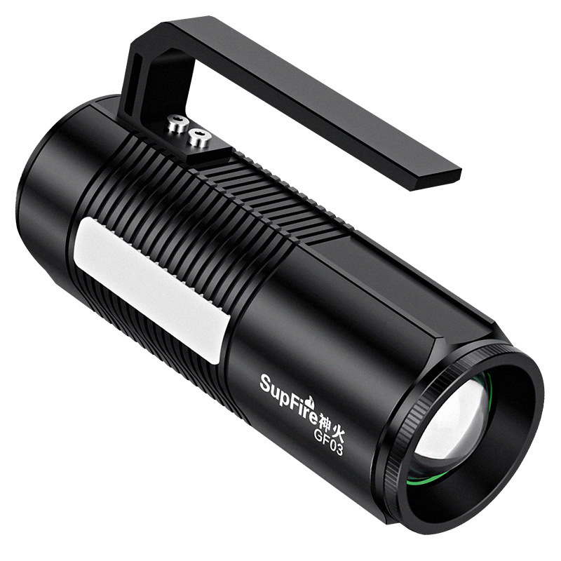 神火GF03強光夜釣LED伸縮手電筒
