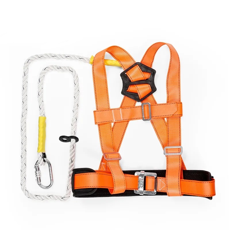 建鋼680112雙背橘紅色安全帶