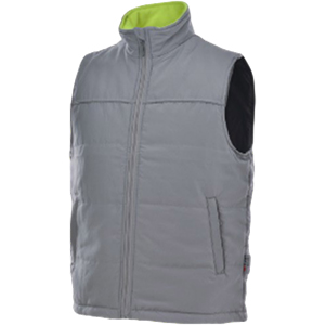 安大叔A233暖絨灰色反光防寒背心