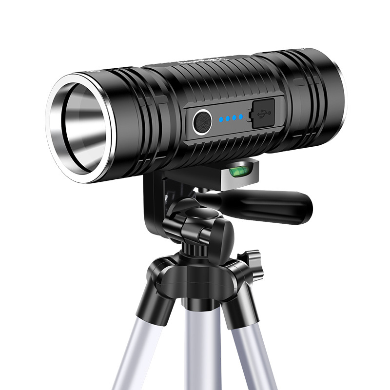 神火GF01-S夜釣戶外長續航藍光手電筒