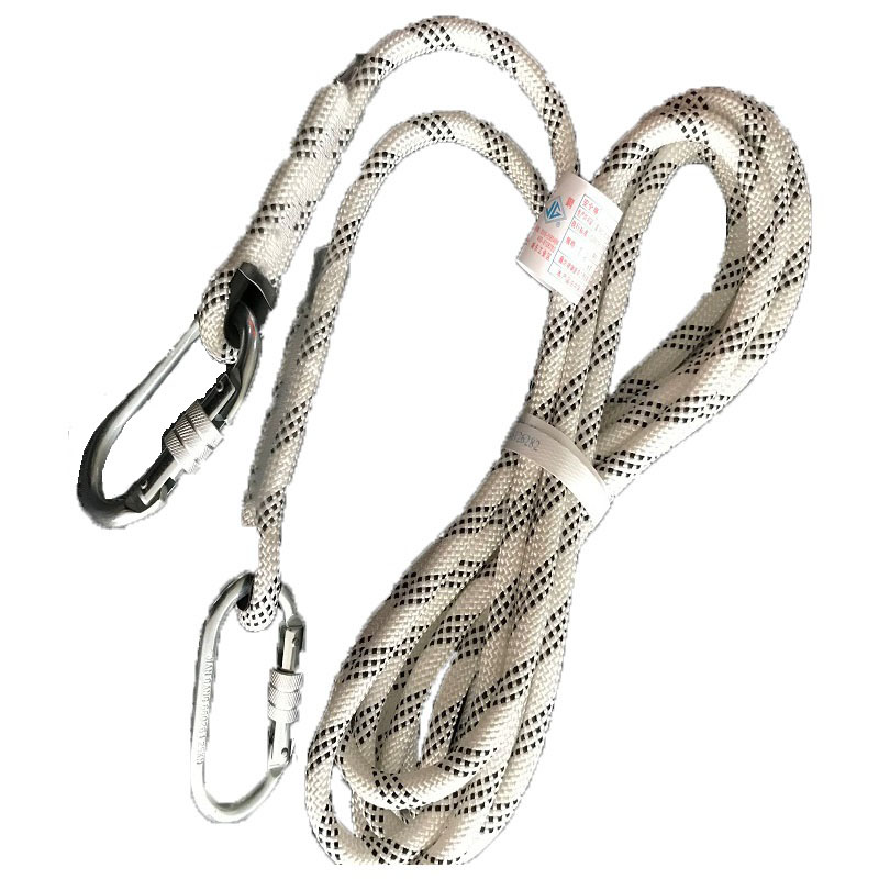建鋼16mm編織雙小鉤安全繩