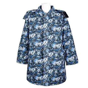 3502藍色迷彩棉服勞保工作服