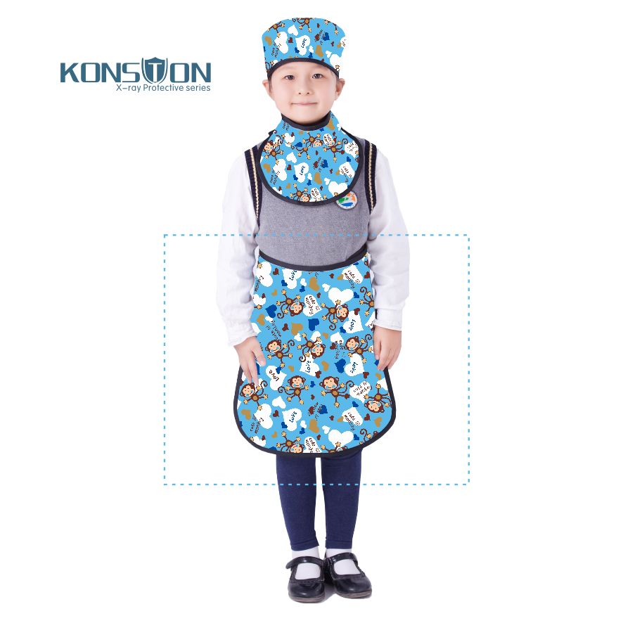 康仕盾LF022C無鉛型兒童性腺短圍裙