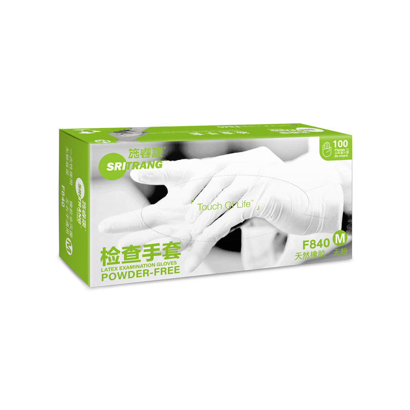 施?？礔840天然乳膠檢查手套